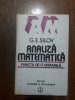 Analiza Matematica - G.E. Silov (1985, 912 Pagini) - Culegere Exercitii Matematica