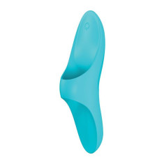 Vibrator Finger Teaser 12 Moduri Vibratii Silicon Albastru