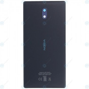 Capac baterie Nokia 3 albastru foto