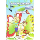 Carte de colorat cu abtibilduri - Fluturi - Editura Ars Libri