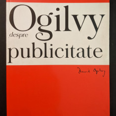 David Ogilvy despre PUBLICITATE 219 pag. Limba Romana advertising marketing RARA