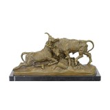 Corida romana-statueta din bronz cu un soclu din marmura BF-50