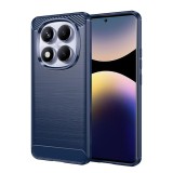 Husa carbon pentru xiaomi redmi note 14 pro, tech protects, blue