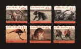 Australia 1994 - Set Complet de 6 Mărci Poștale "Faună Endemică / Ursul Koala &amp; Cangorurul" (Koalas &amp; Kangaroos - 6 x 45c) - Cod: -A992