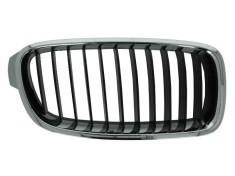 Grila radiator BMW Seria 3 (F30/F31/ F35), 01.2012-12.2019, Cromat/Neagru, partea Dreapta, 51137255412