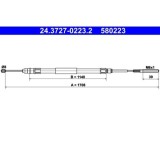 ATE Cablu, frana de parcare