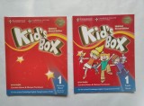 Set Cambridge Kid's Box 1 Updated Second Edition (Pupil's Book + Activity Book) - stare foarte buna / necompletate / neutilizate