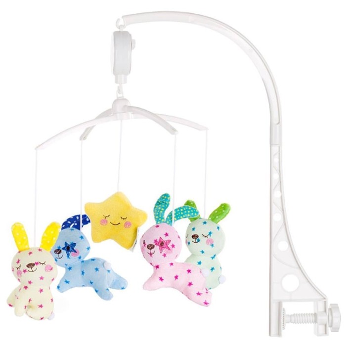 Carusel muzical pentru patut Chipolino Baby Bunnies Carusel muzical pentru patut Chipolino Baby Bunnies