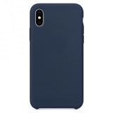 Husa TPU OEM Pure Silicone pentru Samsung Galaxy A21s, Bleumarin