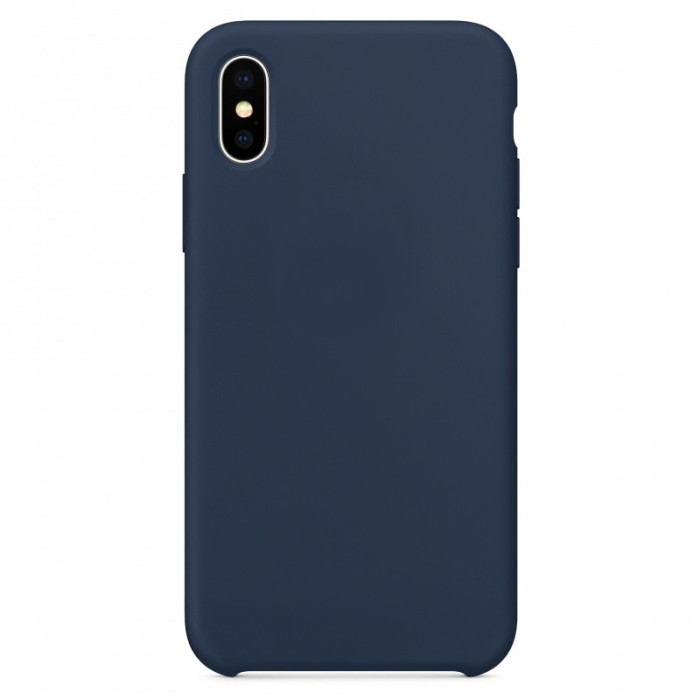 Husa TPU OEM Pure Silicone pentru Samsung Galaxy A42 5G, Bleumarin