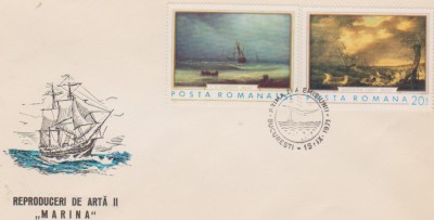 FDC REPRODUCERI DE ARTA II / MARINA foto