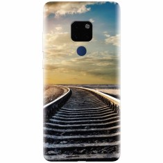Husa silicon pentru Huawei Mate 20, Railroad Horizon foto