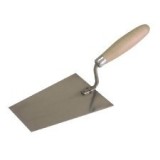 Mistrie Otel Trapezoidala Cu Maner Lemn 130X90X75Mm