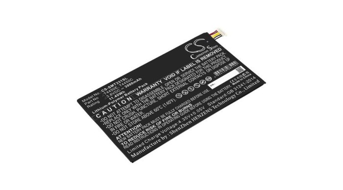 Cameron Sino 3000mAh Samsung Galaxy Tab 4,SM-T337V,Galaxy Tab 4 8.0 LTE,Millet,Galaxy Tab4 8.0 Wi-Fi,Galaxy Tab4 8.0 LTE,SM-T335F3,SM-T337A Baterie
