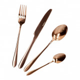 Set tacamuri 16 piese Abele, Homla, inox, bronz