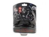 Gamepad negru USB cu 14 butoane și cablu 1,45m