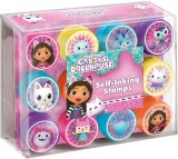 Set 12 stampile Gabby Dollhouse, cu tus propriu, Totum