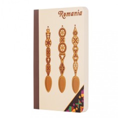 Agenda nedatata, Mestesug romanesc, foi albe, 10 x 14,5 cm, 144 pg, MB260 M2