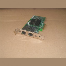 HP NC360T Dual Port Gigabit Ethernet Adapter PCI-E Low Profile HSTNS-BN16 412651-001 foto