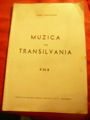 Tiberiu Brediceanu - Muzica in Transilvania - Ed. Marvan ,interbelica, 15 pag foto