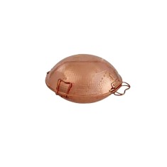 Cataplana - Kupfer, f&uuml;r die Zubereitung von Fisch, Fleisch und Meeresfr&uuml;chten, 24cm