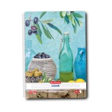 Cumpara ieftin Caiet dictando cu spirala Herlitz, A5,100 file, Enjoy Life