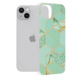 Husa iPhone 14 Plus Marble Verde