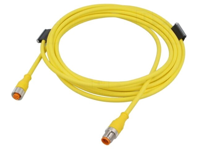 Cablu LUMBERG AUTOMATION RST 5-RKT 5-1008/5M pentru senzori și automatizări, izolație PUR, 5 pini, 5m