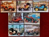 Cumpara ieftin ✅(S3) 1972 UMM Al Qiwain, &quot;Auto de epoca&quot; ,marci 3D mari 7.60x5.70 cm ,serie,MNH, Nestampilat