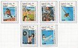 Laos 1983 Mi 618/23 MNH - Jocurile Olimpice de Vara 1984, Los Angeles
