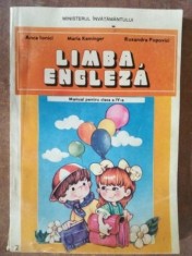 Limba engleza. Manual pentru clasa a IV-a - Anca Ionici, Maria Keminger foto