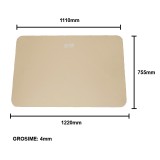 Geam 1220x755x4mm luneta sus cabina tronconica tip nou UTB U-650