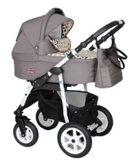 *Carucior copii Krausman 3 in 1 Kraus Combi Dots, Bej* OFERTA -50%* foto