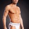Chiloti Jock Strap, Alb, L/XL