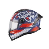 Cumpara ieftin Casca integrala copii MT Stinger 2 Rocket C17 albastru/rosu mat