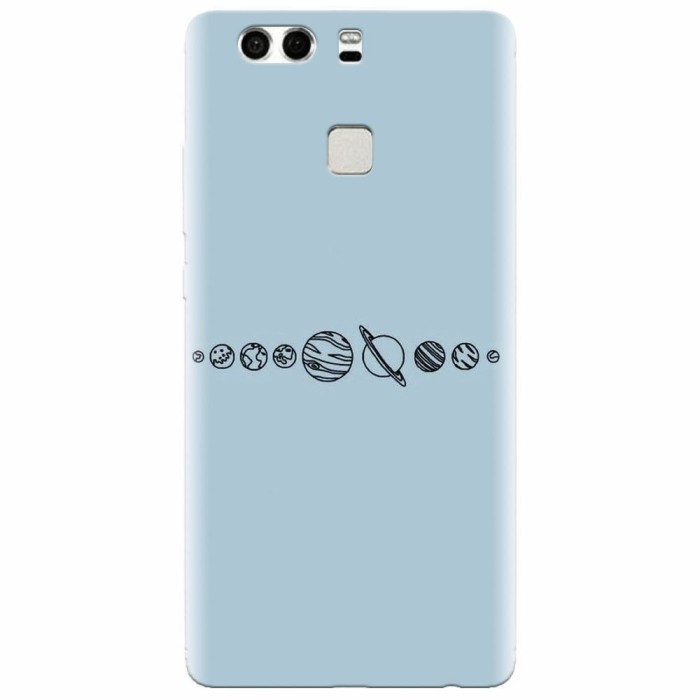 Husa silicon pentru Huawei P9 Plus, Planets
