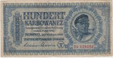 UCRAINA 100 KARBOWANEZ 1942 UZATA