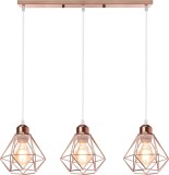 Cumpara ieftin Plafoniera, Lampa Suspendata, Model Vintage, E27, Rose Gold - CN