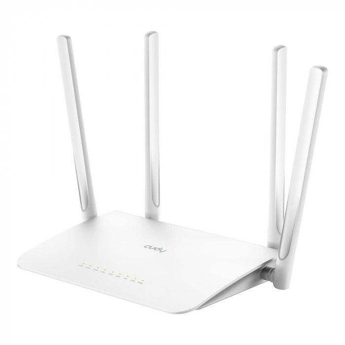 Router Wi-Fi PNI WR1300, Dual-band AC1200, 300+867 Mbps, DDR 128MB, alb