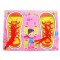 Puzzle sireturi pantofi roz