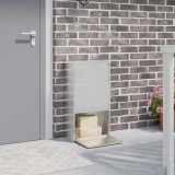 vidaXL Cutie pentru Colet 44x22x82 cm Oțel Inoxidabil
