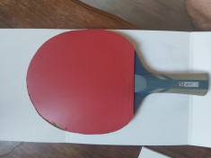 Paleta tenis de masa /Fete paleta foto