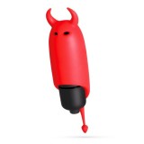 Vibratoare glont - Crushious O-pet Diavol Glont Vibrator cu 10 Viteze Rosu Discret si Puternic pentru Momente de Deconectare