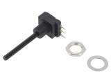 Potențiometru axial 10k&Omega; 200mW THT, 4mm, PIHER