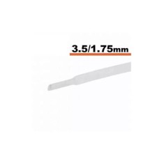 Tub termocontractibil alb 3.5 mm/ 1.75 mm 0.5m