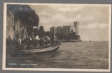 CPIB 23914 CARTE POSTALA - TRIESTE, CASTELUL MIRAMAR, CIRCULATA, 1925, STAMPILA, TIMBRE