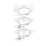 Brembo set placute frana, frana disc Prime Line