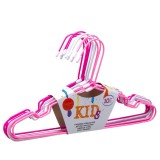 Set umerase metalice, Zola&reg;, 10 bucati, alb/roc/fuchsia