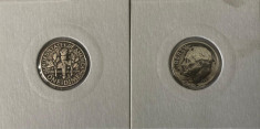 1 One Dime 1952 Statele Unite ale Americii / USA / SUA / 10 Cents argint foto