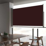 VidaXL Copertină laterală retractabilă de terasă, maro, 160 x 300 cm
